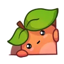 Стикер Applepeach dude