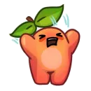 Стикер Applepeach dude
