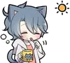 Стикер Ash Kitten
