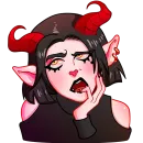 Стикер Асмодея