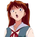 Стикер A lot of Asuka (Evangelion)