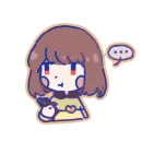 Стикер Asriel and Chara