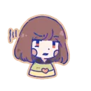 Стикер Asriel and Chara