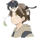 Стикер Eren and Levi