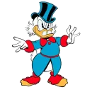 Стикер Uncle Scrooge
