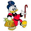 Стикер Uncle Scrooge