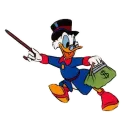 Стикер Uncle Scrooge