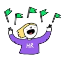 Стикер Avito Работа