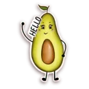 Стикер avocado