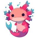 Стикер Axolotl