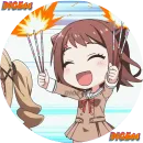 Стикер BANG DREAM GIRLS BAND PARTY