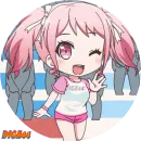 Стикер BANG DREAM GIRLS BAND PARTY