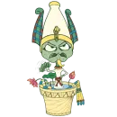 Стикер Baby lotus Osiris