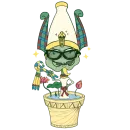 Стикер Baby lotus Osiris