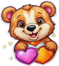 Стикер BigHearts