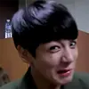 Стикер BTS's Derp Face