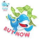 Стикер Baby Whale Token