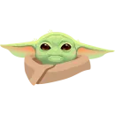 Стикер Baby Yoda -