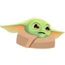 Стикер Baby Yoda -