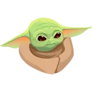 Стикер Baby Yoda -