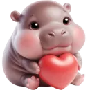 Малыш бегемотик