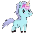 Стикер Bad Unicorn