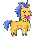 Стикер Bad Unicorn