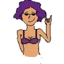 Стикер 8bit tyan