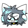 Стикер Temmie balls mewmon
