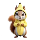 Стикер Banana Animals