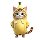 Стикер Banana Animals