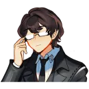 Стикер Батлер в отпуске