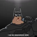 Стикер Batmetal