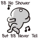 Стикер BbyNeverTell-ENG
