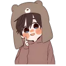 Стикер Медвежонок