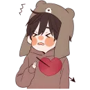 Стикер Медвежонок