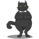 Стикер Кот Бегемот / Музей Булгакова