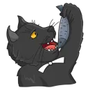 Стикер Кот Бегемот / Музей Булгакова