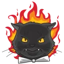 Стикер Кот Бегемот / Музей Булгакова