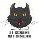 Стикер Кот Бегемот / Музей Булгакова