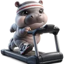 Стикер Бегемотик