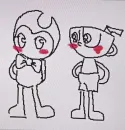 Стикер Bendy
