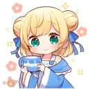 Стикер Бера тян