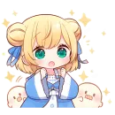 Стикер Бера тян