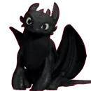 Стикер Беззубик Иккинг и Дневная Фурия