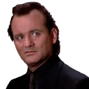 Стикер Bill Murray Emotionless Emojis