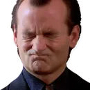 Стикер Bill Murray Emotionless Emojis