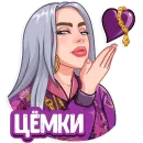 Стикер Билли Айлиш