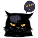 Стикер Black Cat