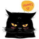 Стикер Black Cat